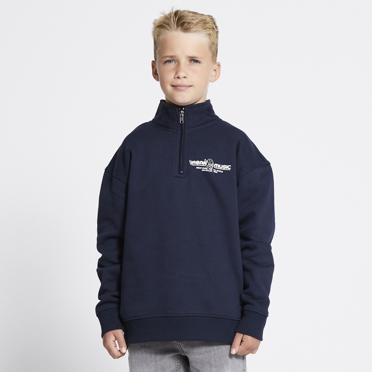 Half-zip sweatshirt "Clarkson" Navy